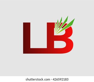 Letter L and B logo vector
