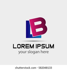 Letter L And B Logo Vector
