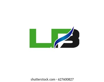 Letter L and B logo vector
