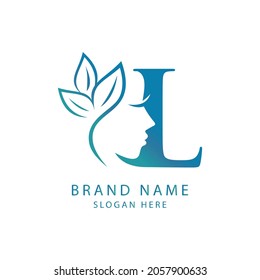 Letter L beauty logo vector design 