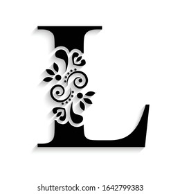 9,785 Letter L Floral Images, Stock Photos & Vectors 