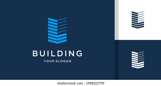 Letter l building logo template inspiration