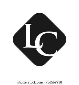 letter L and C vector logo.