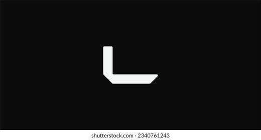 Concepto de letra L, concepto de logotipo de tipografía, logotipo de monograma y logotipo de la letra inicial, moderno y sencillo