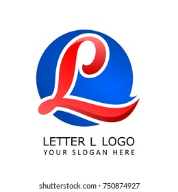 letter l cool logo