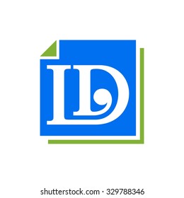 Letter L and letter D logo