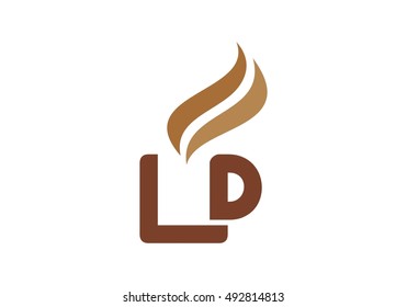 letter l and d logo
