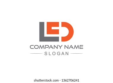 letter L E D logo