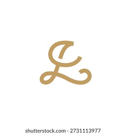Letra L Elegante Diseño de Logo 