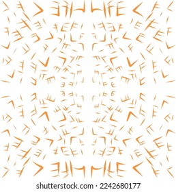 the letter L I F E is randomly arranged suitable for all sorts of designs