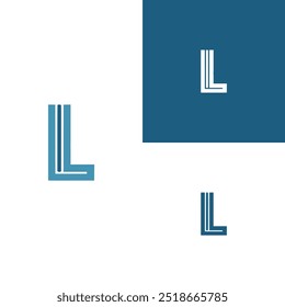 letter L financial company business logo vector illustration template design