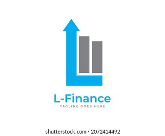 Letter L Financial logo, Vektor-Vorlage