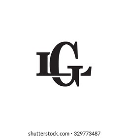 letter L and G monogram logo