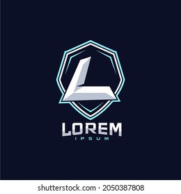 Letter L Gaming Sport Team Logo Design