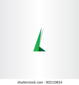 letter l green logo vector element symbol design sign