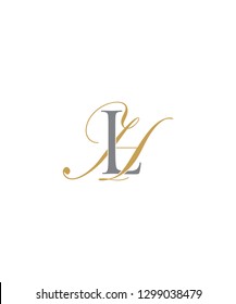 Letter L H Logo Icon 001 Stock Vector (Royalty Free) 1299038479 ...