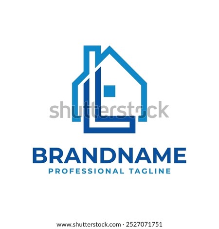 Letter L Home Logo, suitable or any business related to Home with l initial