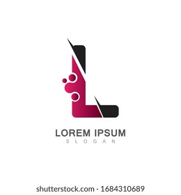 Letter L Icon With Creative design Modern. Vector Illustration