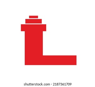 Letter L With Icon GYM or FITNESS Logo Design