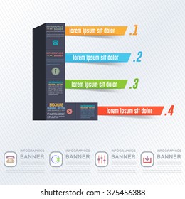 Letter L Infographics Design and Web Elements