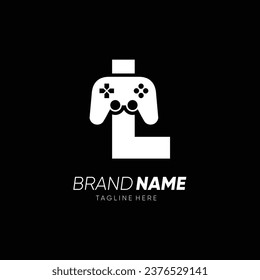 Letra L Juego de control de joyas inicial Logotipo Diseño Icono Icono Ilustración de icono gráfico
