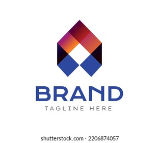 Letter L initial logo concept with origami style design. Creative abstract arrow 3D origami logo. Vector boost up arrow. Logo Boost for Branding, Technology, Business innovation, Company increasing.