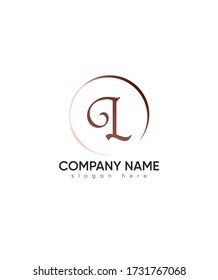 Letter L initial logo template, Vector logo for business and company identity 