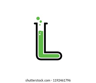 Letter L Lab Logo Template Design Vector, Emblem, Concept Design, Creative Symbol, Icon