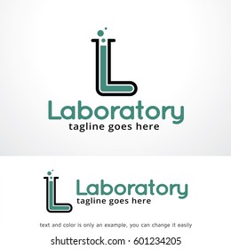 Letter L Lab Logo Template Design Vector