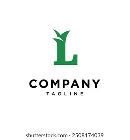 Letter L Lawn logo icon vector