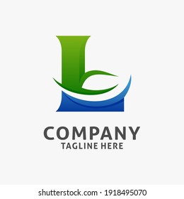 Diseño del logotipo de la letra L