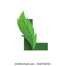 Logo-Design des Buchstaben L, Vektorgrafik