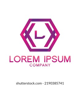 Letter L line logo design.Creative minimal linear monogram symbol. Universal elegant vector sign design. Premium type of business logo. Graphic alphabet symbol for technology identity