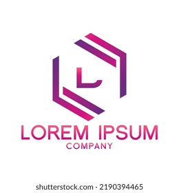 Letter L line logo design.Creative minimal linear monogram symbol. Universal elegant vector sign design. Premium type of business logo. Graphic alphabet symbol for technology identity