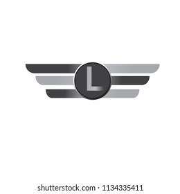 Letter L logo. Alphabet logotype vector design