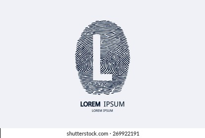 Letter L logo. Alphabet logotype vector design.