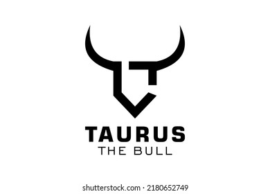 Letter L logo, Bull logo,head bull logo, monogram Logo Design Template