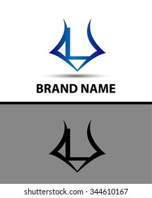Letter L logo. Business logo vector illustration
