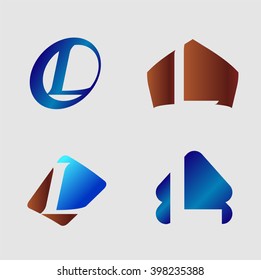 Letter L logo. Business logo vector illustration
