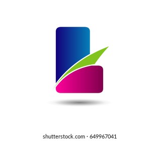 Letter L logo design 
