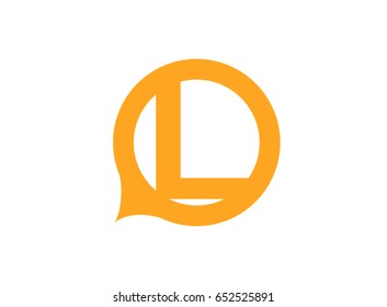 Letter L logo design 
