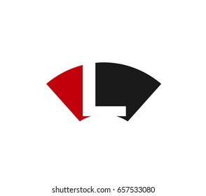 Letter L logo design 