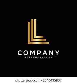 Letter L logo design for business