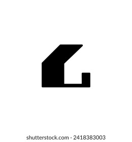 letter l logo design graphic template
