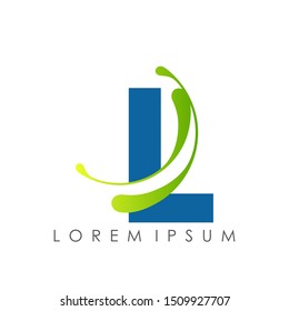 Letter L logo design. icon vector illustration