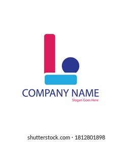 Letter L logo design template vector illustration