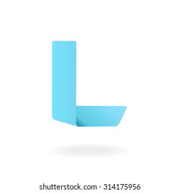 Letter L logo design template. Stylish vector icon