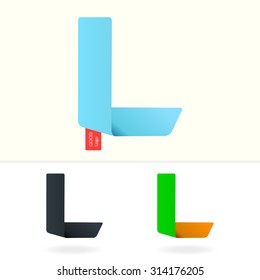 Letter L logo design template. Stylish vector icon