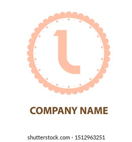 letter l logo design vector icon template