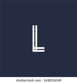 letter L logo design vector icon template